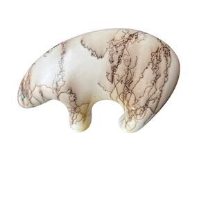 Handmade Navajo polar Bear statue with certificate of authenticity 
Hand Made